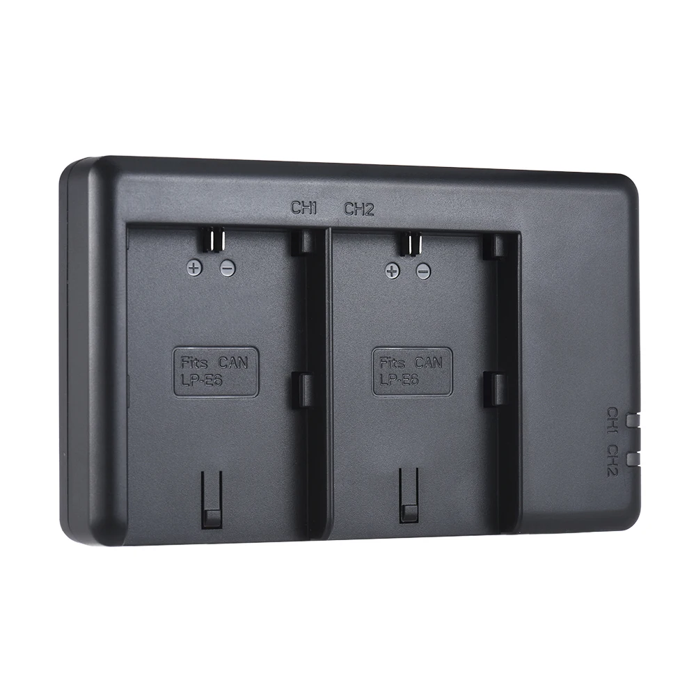 LP-E6 2-х канальный с эффектом приближения c зарядкой Micro-USB Вход Камера Батарея Зарядное устройство для Canon 5D Mark II III IV 5Ds 5Ds R 70D 6D 5Ds 80D 7D 7DII 60D DSLR