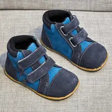 Tipsietoes – chaussures d'hiver en cuir pour enfants, nouvelles baskets en caoutchouc à la mode pour garçons et filles