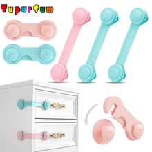 10Pcs Multi-function Child Lock Protection Safety Lock Drawer Children Locking Doors Locks Children Security Protector Baby Care fa 92 baby infant child multi function rotatable drawer safety locks white