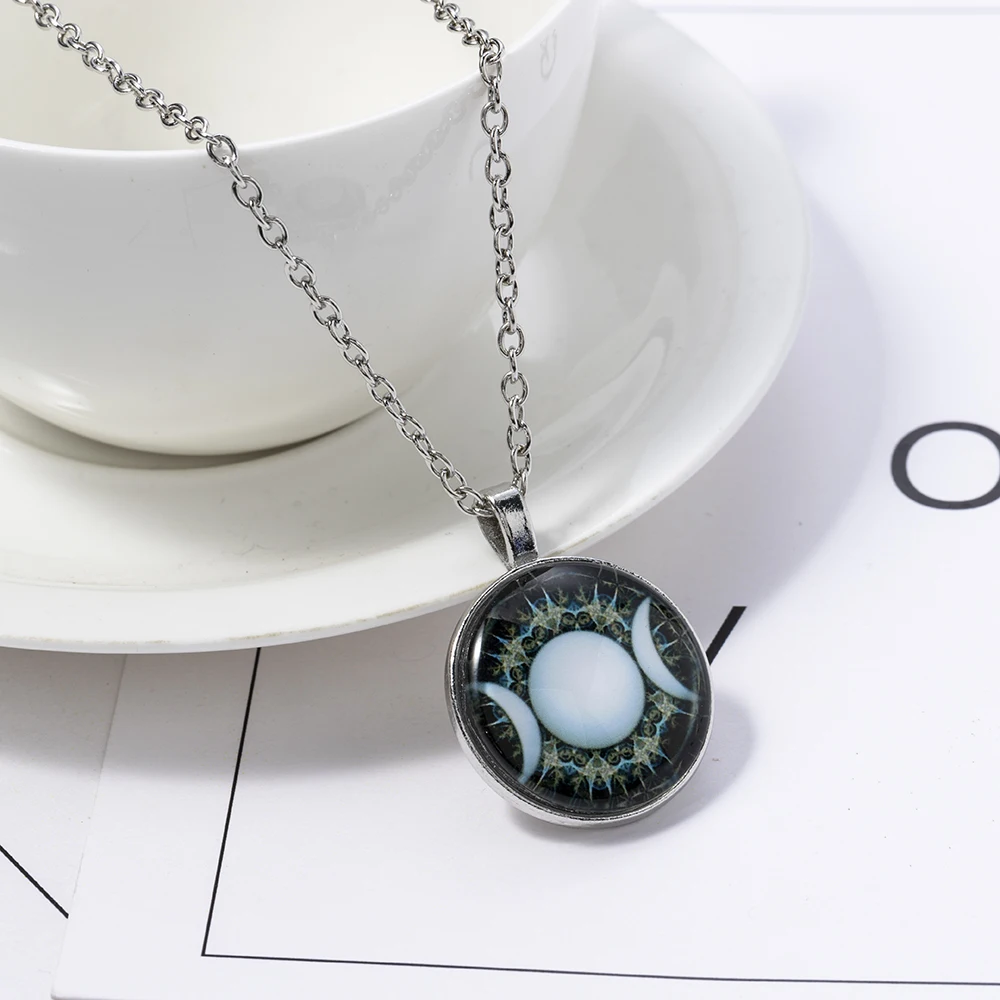 Тройной кулон богини колдовские украшения Wicca круговой волшебный Амулет