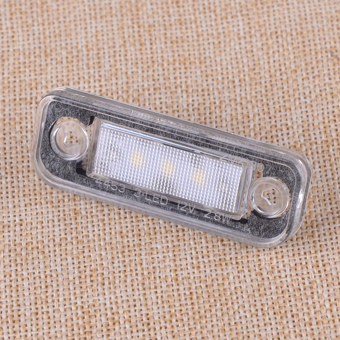 DWCX 3 SMD белый светодиодный номерной знак тег лампа светильник без ошибок DC 12 В 5 Вт подходит для Mercedes Benz W203 5D W211 W219 R171