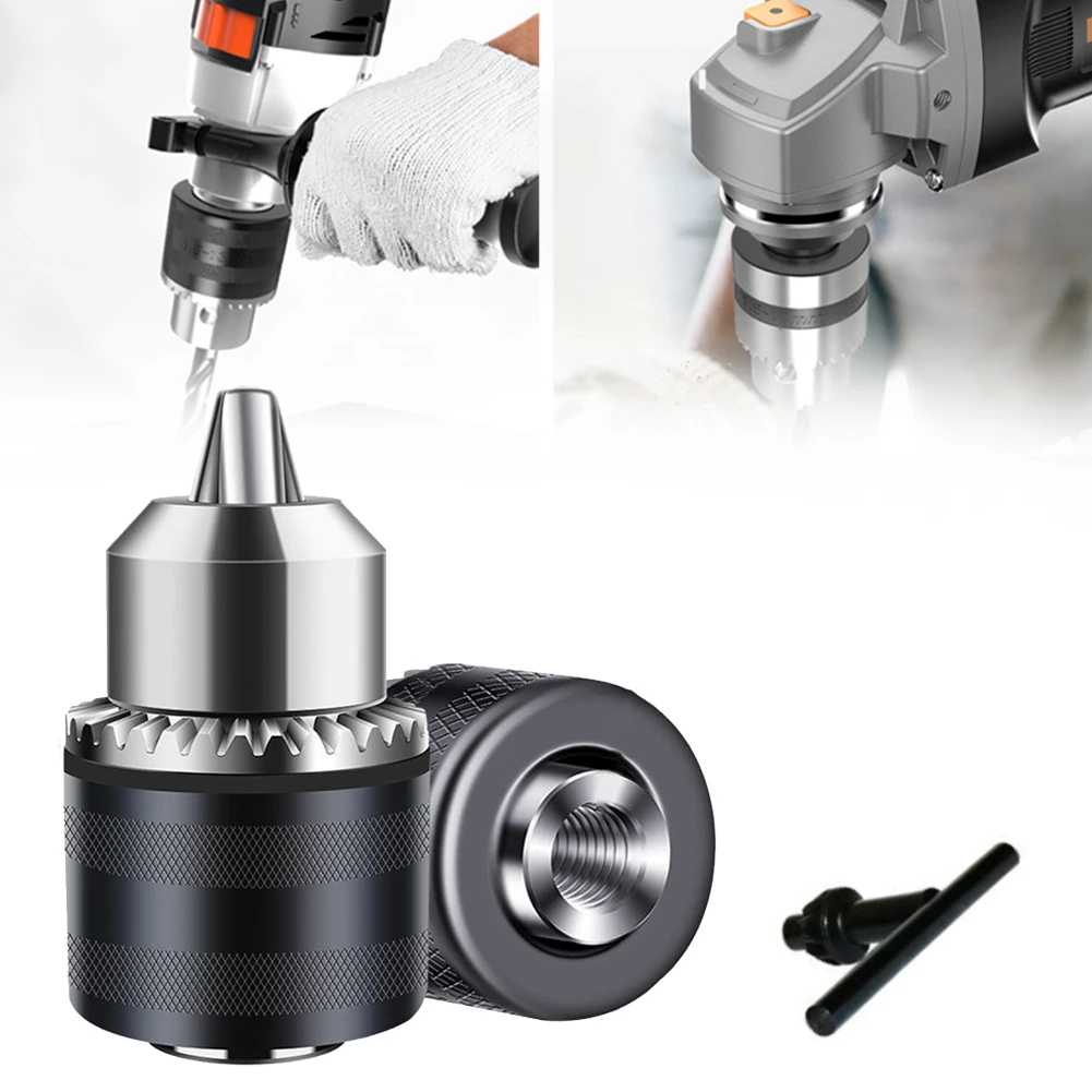 4" Electric Angle Grinder Adapter Chuck 10mm Chunk Holder Power Drill Convert Adapter M10x1.5