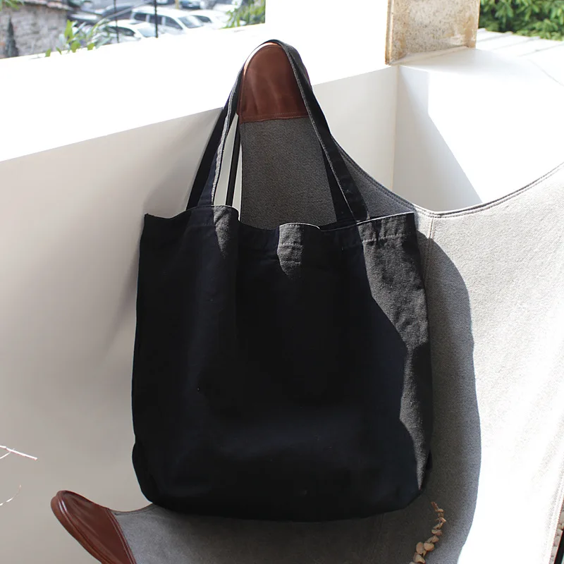 

MIWIND Free Shipping Soft Canvas Bag Large Capacity Women Shopping Bag Ladies Daily Use Handbags Casual Beach Bag Tote LSSJ006