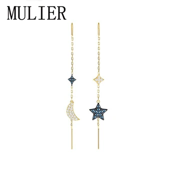 

High-quality SWA exquisite and shiny Xingyue earrings. Send girlfriend gorgeous romantic best gift free shipping