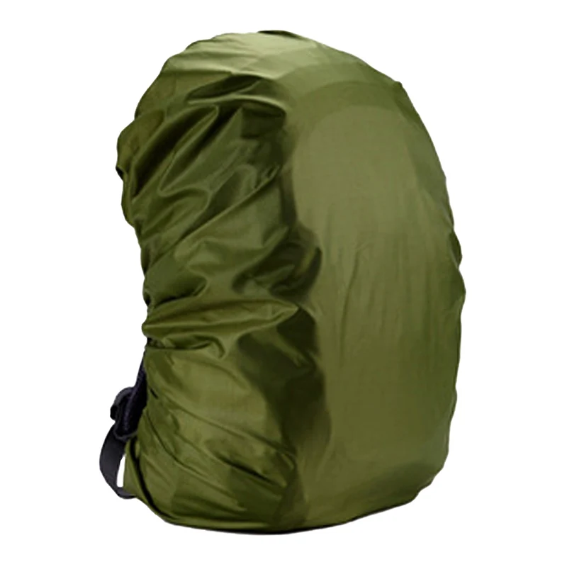 Рюкзак дождевик водонепроницаемый складной эластичный Открытый скалолазание двойной Сумка Рюкзак пылезащитные чехлы - Цвет: Green M