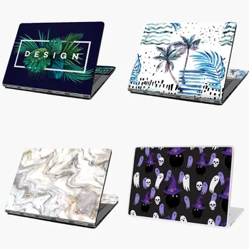 

Halloween Witch Cat Ghost Dark laptop sticker skin for MacBook HP Acer Dell ASUS Lenovo