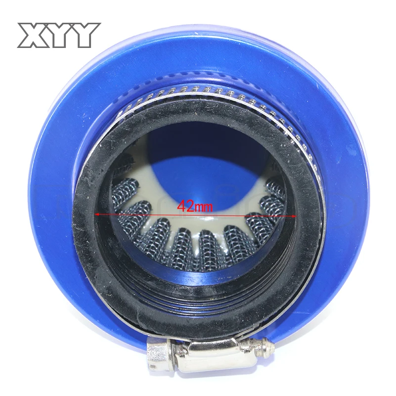 Colorful Mini Moto 42mm 58mm Air Filter Fits 2 Stroke 37cc 47cc 49cc Mini ATV Quad Dirt Bike Pocket Bike Pit