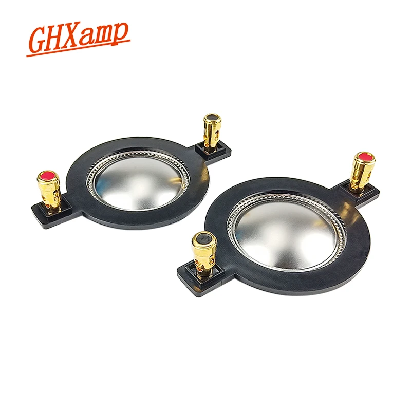Speaker-Accessories Tweeter TREBLE 8OHM 2 GHXAMP 2PCS Diaphragm Ring-Voice Titanium-Film