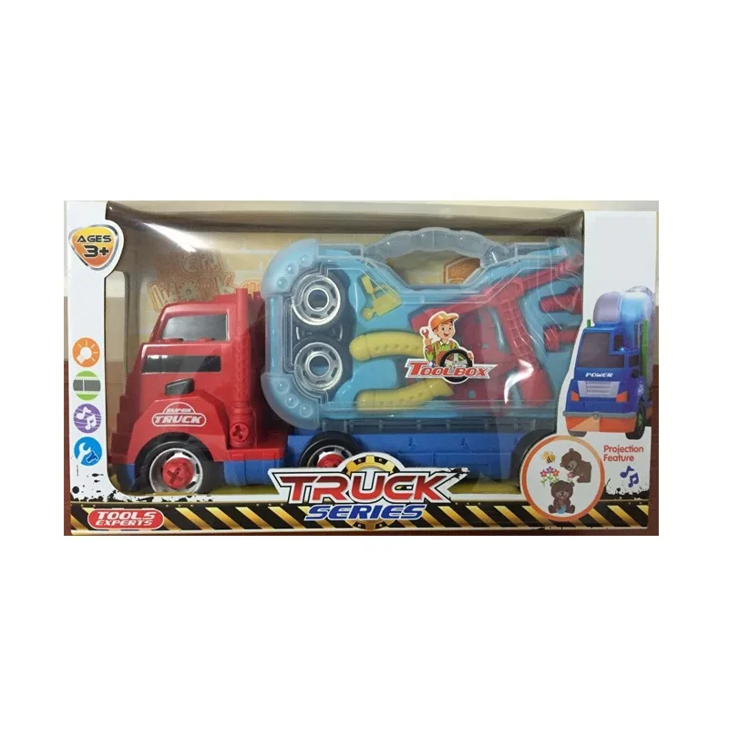 

Boy Educational Nut Assembly Splicing Toys CHILDREN'S Car Hands-on Disassembly Assembly Screw Tools Container