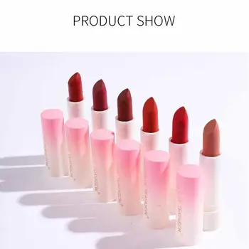 

Matte Retro Red Peach Matte Lipstick Makeup 4 Colors Velvet Make Up Cosmetic Non-stick Cup Non-fading Waterproof TSLM1