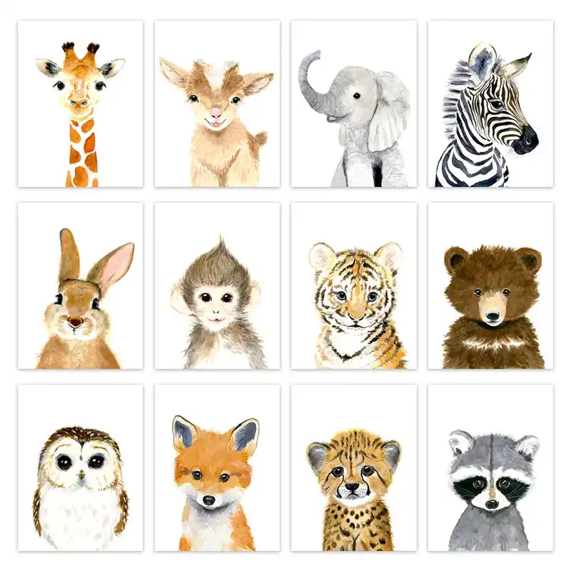 animal prints for children's room