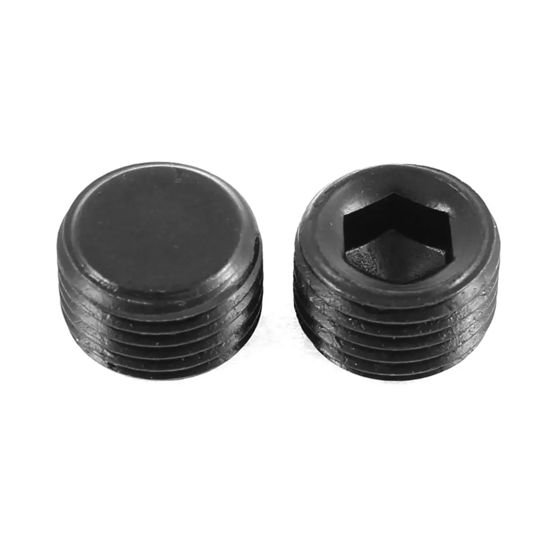 M16x1.5mm шаг шестигранный Набор торцевых головок с заглушкой винты Черные 10 шт
