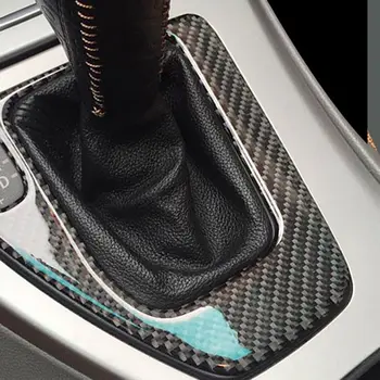 

Interior Trim Carbon Fiber Gear Shift Control Panel Cover Sticker RHD Car Replacemnt for BMW e90 e92