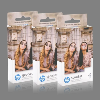 

Topcolor 3 Boxes HP Sprocket Photo Paper Printing ZINK Photo Paper Sticky-Backed Photograic Paper Sheets 2*3 inch Photo Sticker