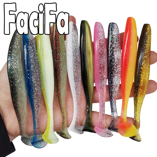 10pcs Big Soft Lure Silicone Bait Shad Wobbler Fishing lure Set