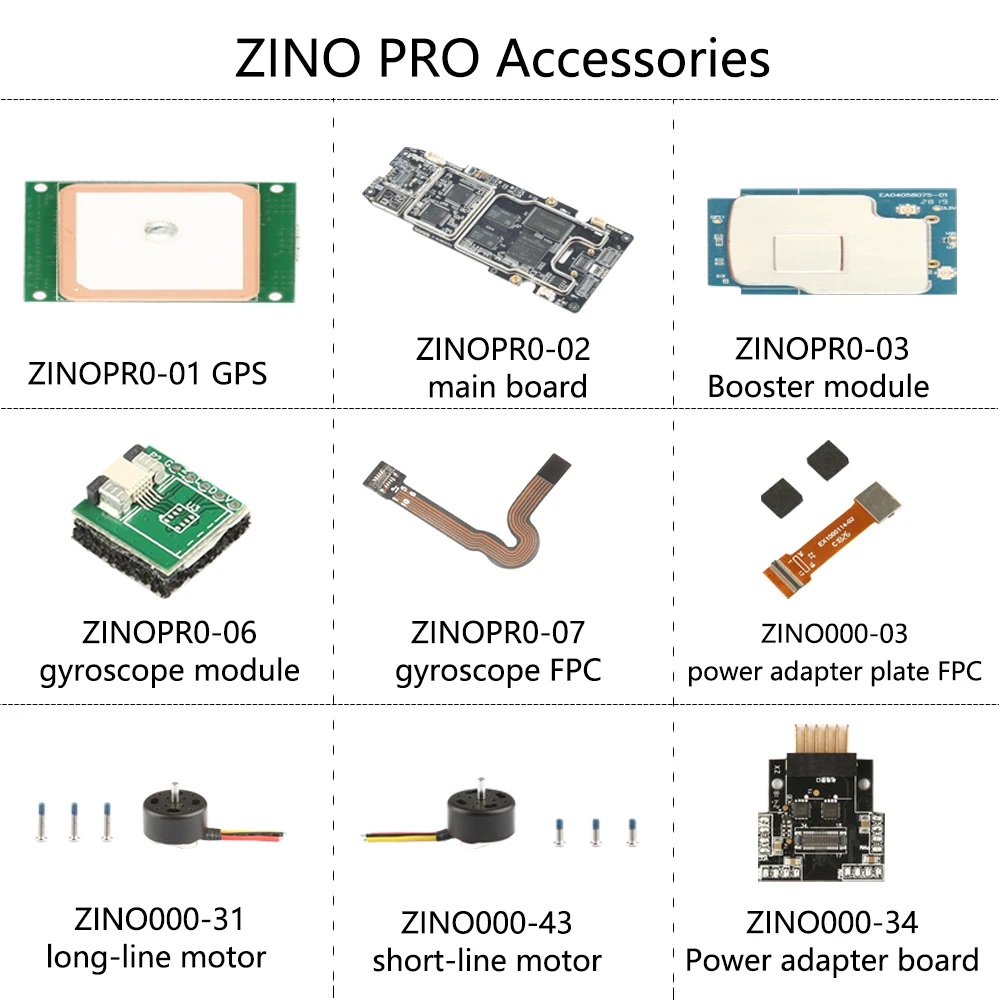 Оригинальная материнская плата Hubsan ZINO PRO усилитель модуля FPC стандартная антенна