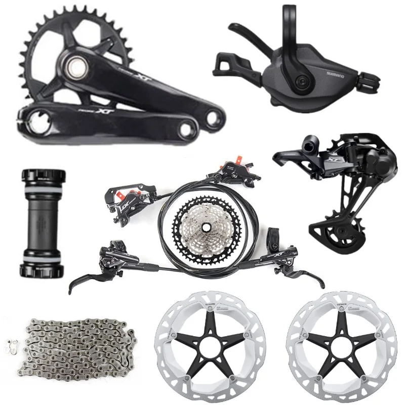 Shimano Deore XT M8100 M8120 Groupset 32T 34T 36T 170 175 коленчатый набор для горного велосипеда 1x12 Speed 10