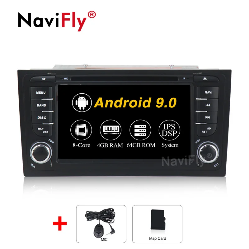 Ips DSP 4G Android 9,0 8 ядерный Автомобильный dvd Радио для Audi A6 S6 RS6 Автомобильный мультимедийный dvd-плеер gps Wi-Fi Canbus BT FM AM RDS USB SD A6 - Цвет: 8Core 4G 64G IPS DSP