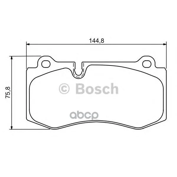 Колодки Тормозные Дисковые Mercedes W221/W211/C219/C216/R230 Передние Bosch арт. 0986494167