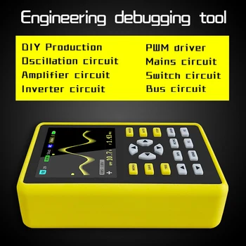 

FNIRSI-5012H Digital Oscilloscope 5012H 2.4inch LCD Display Screen 100MHz Bandwidth and 500MS/s Sampling Rate USB Oscilloscopes