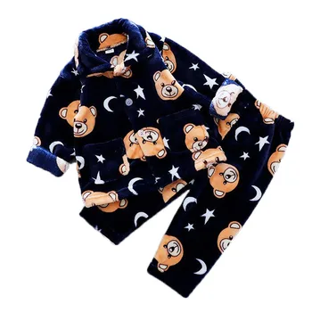 

Winter Children's Pajamas Set Baby Boy Girl Clothes Autumn Sleepwear Set Kids Cartoon Printed Tops+Shorts Toddler Clothing Sets