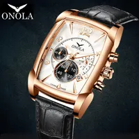 ONOLA – montre à quartz en acier inoxydable pour hommes, nouvelle mode business, luxe, marque supérieure, en cuir, 2021 1