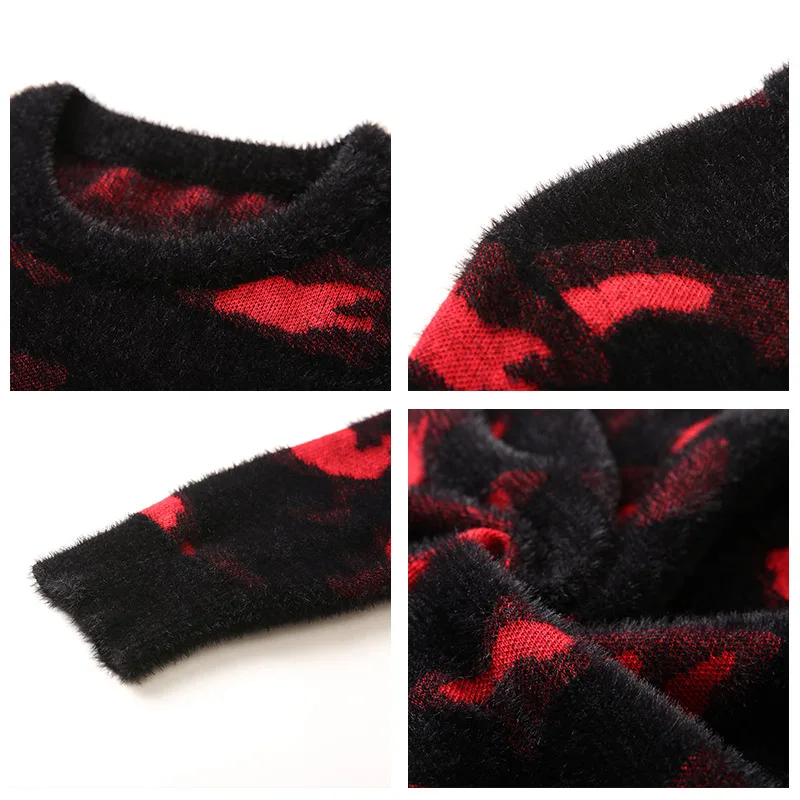 COODRONY Brand Winter Sweater Men Casual O-Neck Pull Homme Thick Warm Cotton Fleece Pullover Men Clothes Jersey Hombre Top 91124