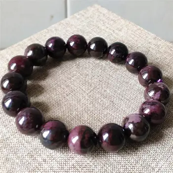 

12mm Genuine Natural Sugilite Purple South Africa Round Beads Bracelet For Women Men Fashion Best Healing Stone AAAAA