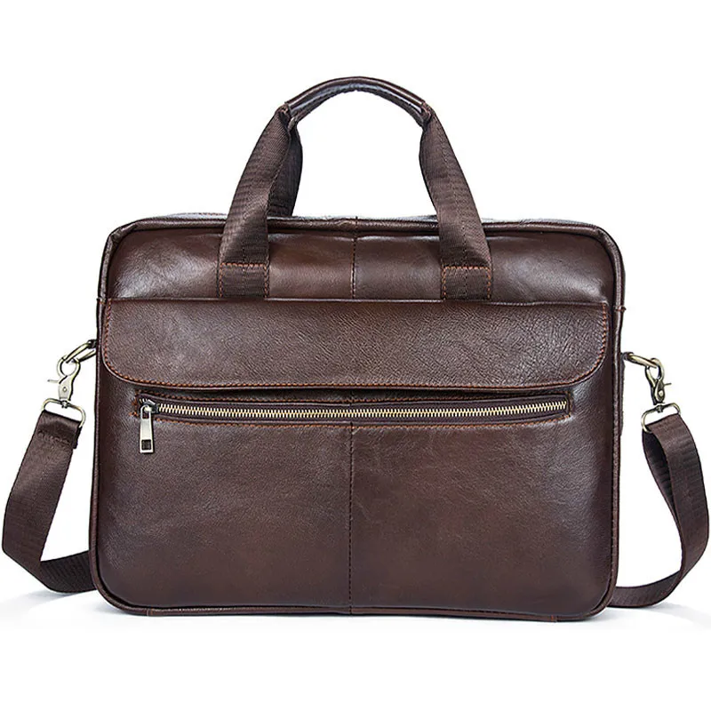 

Mva Men's Briefcase Genuine Leather Bag Men Messenger For Man Business/computer/office/briefcase Bag Laptop For Men 14 Inch 1117