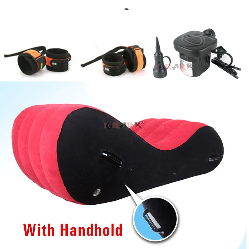 Inflatable Sex Furniture Erotic Sofa Living Room Bed Love Chairs Cushion Handcuffs Ankle Cuffs Sex Toys For Couples Adult Games