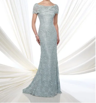 

2020 cap sleeve High Quality evening gown Elegant Floor-Length vestido de noiva festa long Lace Mother of the Bride Dresses
