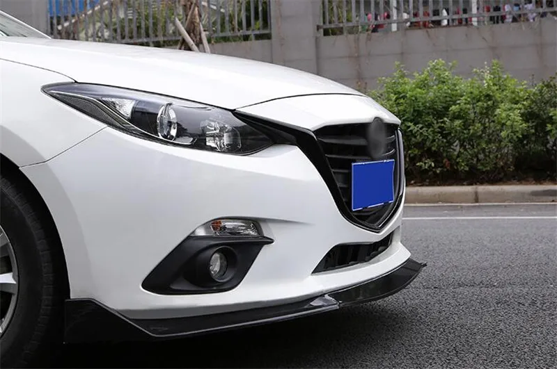 CEYUSOT для Mazda 3 Автомобильная решетка отделка полосы 15 16 передний бампер полный звезда Гонки Грили крышка отделка Аксессуары гриль M3