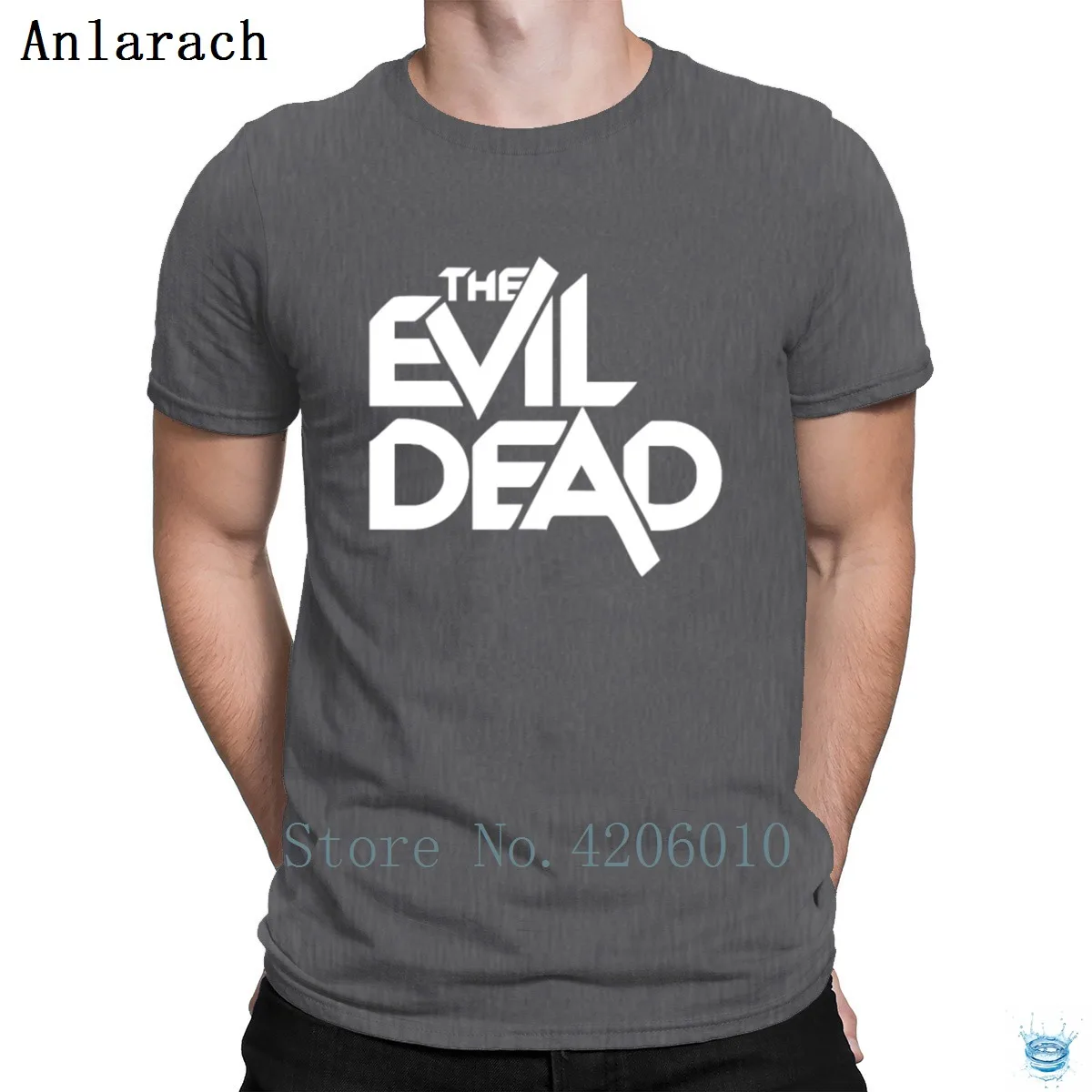 The Evil Dead, футболки, дизайнерские, для отдыха, с круглым вырезом, летняя футболка для мужчин, популярный хип-хоп Топ, умный, анларач, против морщин