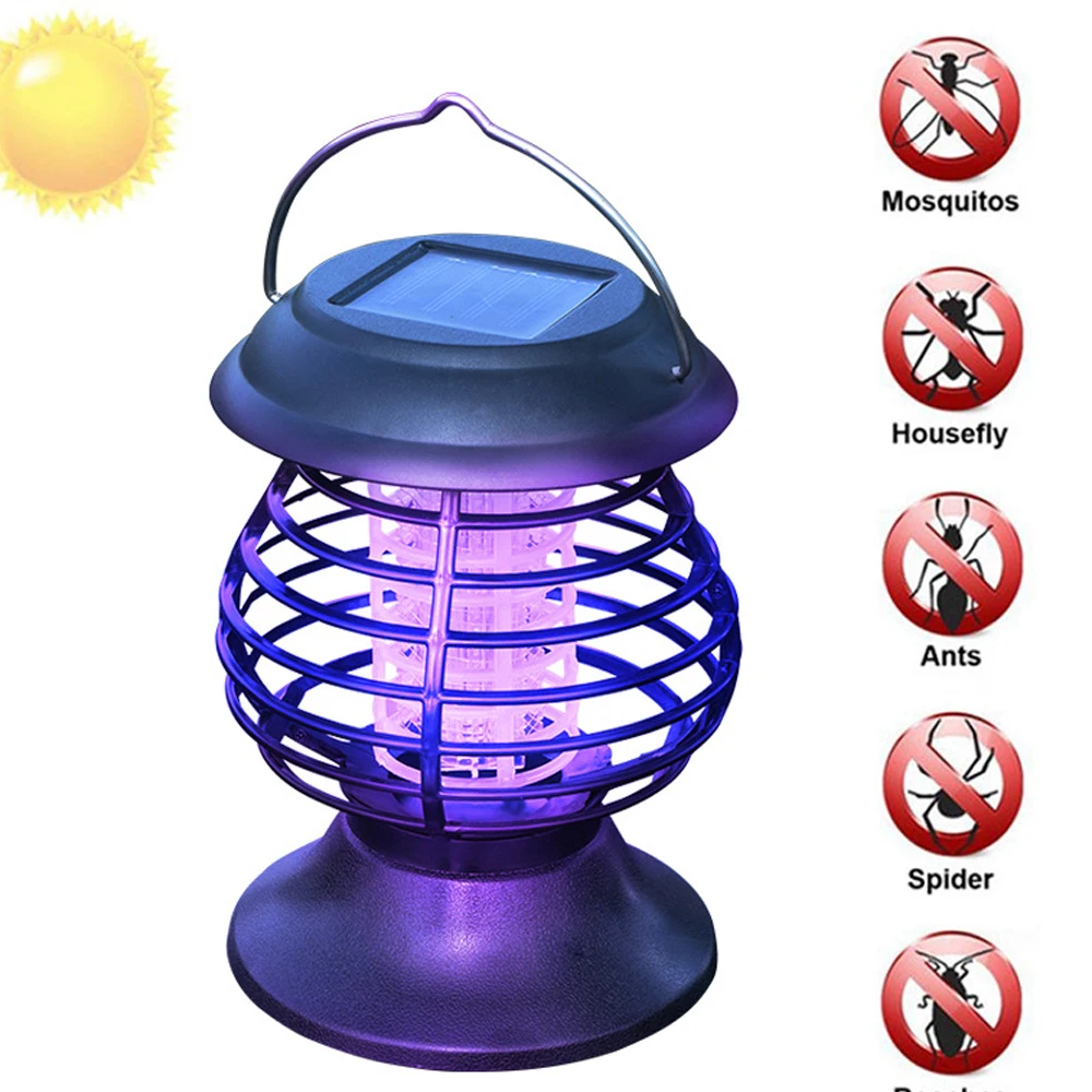 

Hang Type Solar Small Portable Solar Mosquito Light to Repel Mosquitoes and Insects Outdoor Waterproof Garden Hanging Lights