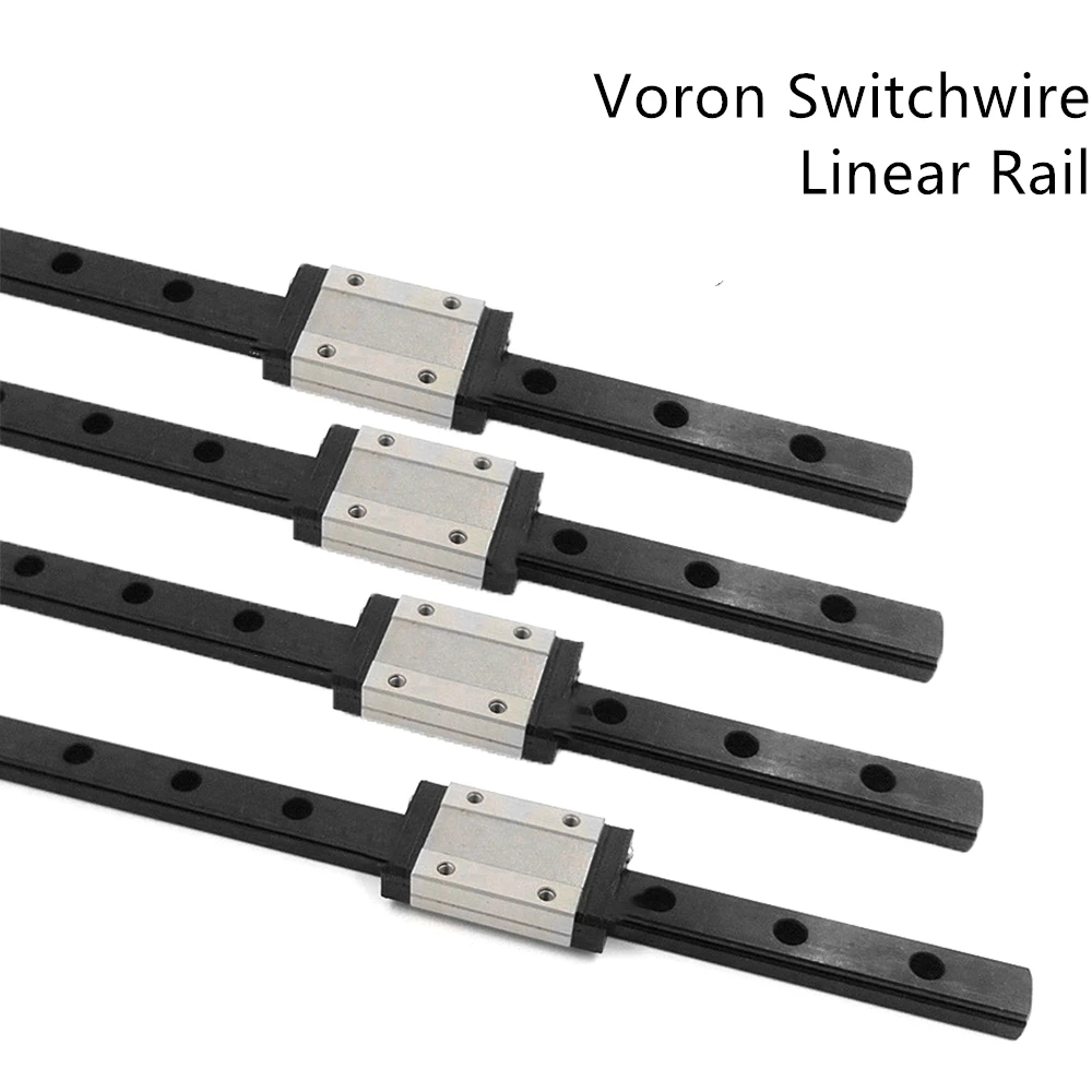 VORON Switchwire 3D Printer 4pcs Linear Rail MGN12H-1R-300MM  DIY Kit Build High Quality Linear rail for VORON 3D Printer 440C 