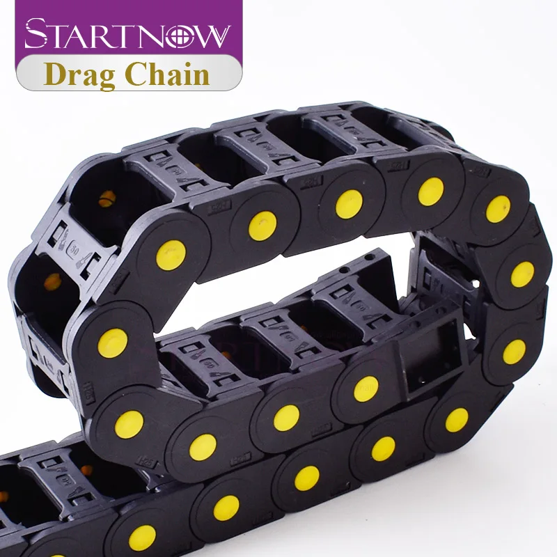 Plastic Transmission Cable Chains Bridge Opened Drag Chain With End Connectors CNC Router Machine Tools Wire Carrier