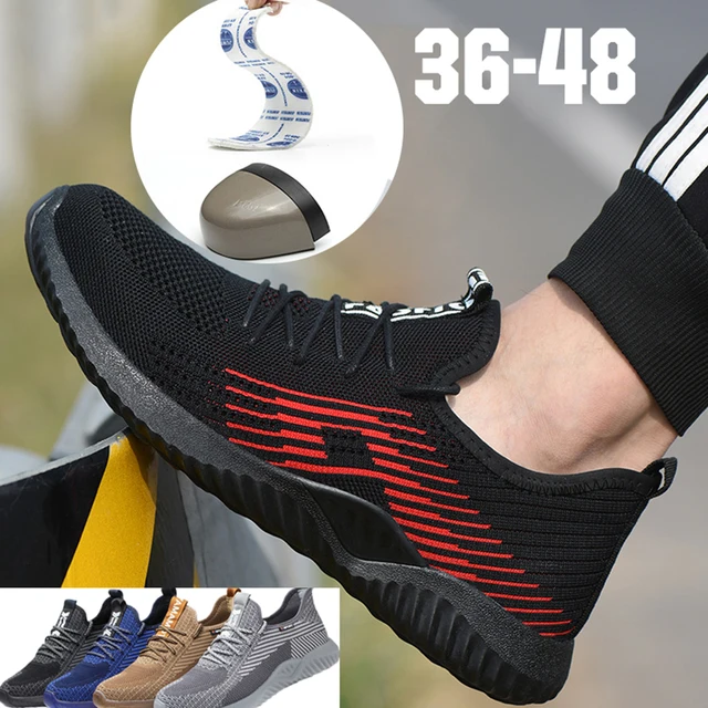US $28.07 Safety Shoes With Metal Toe Men Immortal Indestructible Ryder Shoe Work Shoes With Steel Toe Work B