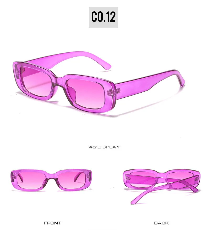 guess sunglasses OEC CPO Small Square Sunglasses Women Plastic Frame Orange Gradient Sunglasses Female Trendy Brand Designer Eyeglasses UV400 womens ray bans