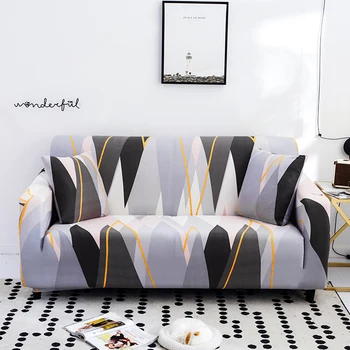 

New Arrivals Elastic Stretch Sofa Cover SlipcoversAll-inclusive Couch Case For Different Shape Sofa Loveseat Chair L-Style