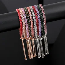 Модные серебряные золотые Амулеты Браслет с подвесками для женщин хрустальные бусины подходят звенья цепи браслет для женщин свадебный браслет