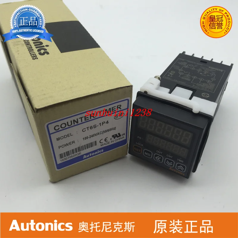 

Brand new original Autonics counter CT6S replacement model CT6S-1P4 new model