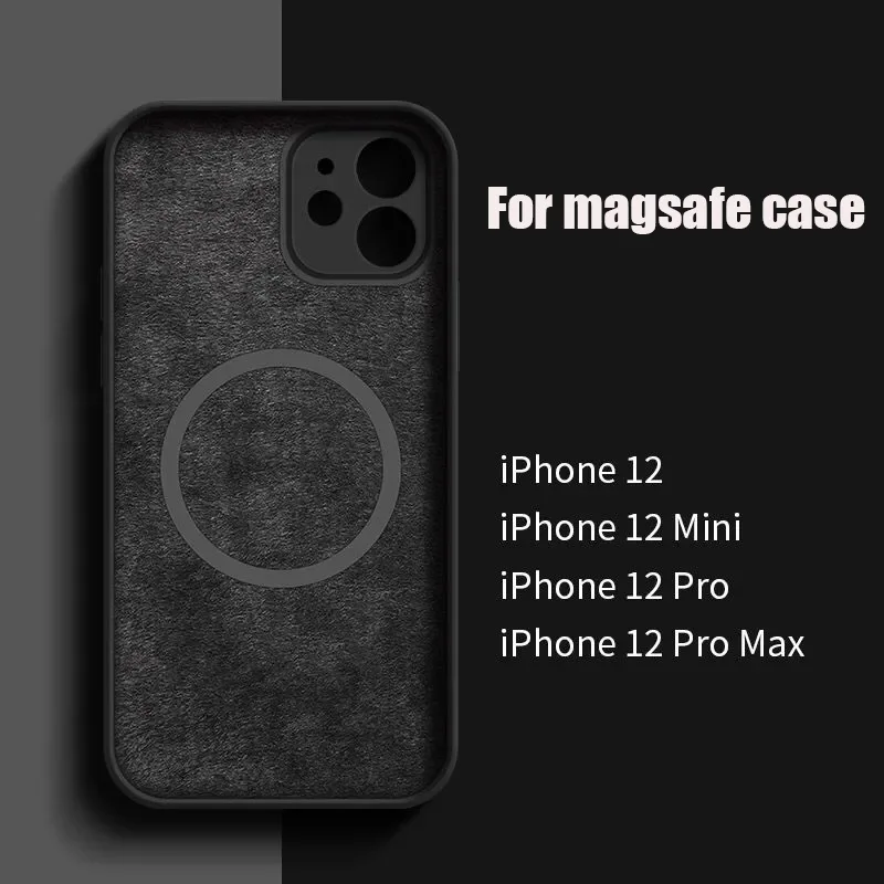 For iphone seiies magnetic case 11/12/13 liquid silicone iPhone 11promax 12/13 promax all-inclusive box mini | Мобильные телефоны и