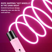 Night Luminous Rope Skipping Home Exercise Fitness Equipment Outdoor Fluorescent Jump Skipping Rope Training Sports Supplies 2