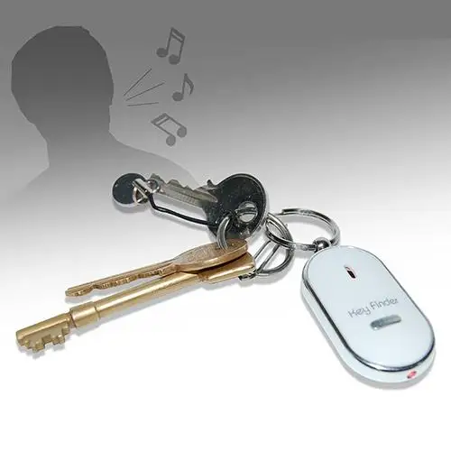 

Whistle Key Finder Flashing Beeping Remote Lost Keyfinder Locator Keyring