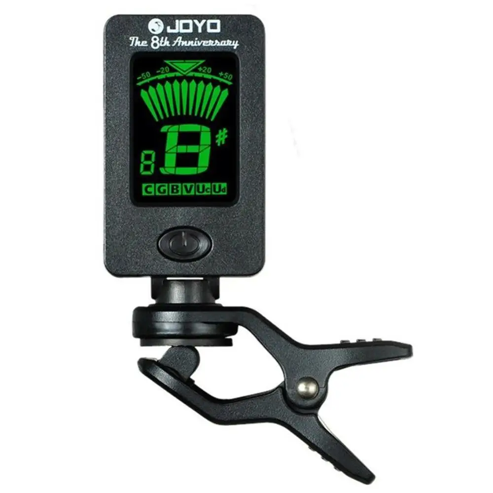JT-01-тюнер Joyo для акустической гитары цифровой тюнер укулеле Электрический с