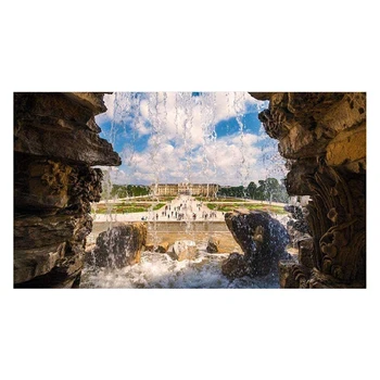 

FashionDiy Oil Painting Paint Kits Painting Set Decoration Schonbrunn Palace 16X20 Inches Linen Canvas Canvas Wall Art Artwork