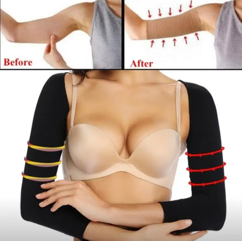 

Compresion Arm Shaper Sauna Arm Slimming Shapewear With Sleeve Back Shoulder Posture Corrector Support Arm Contro Underwear