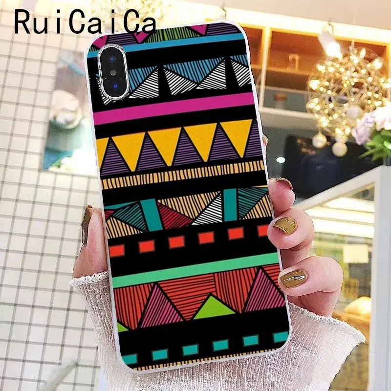 Pastel Tribal Aztec Triangle On Nebula