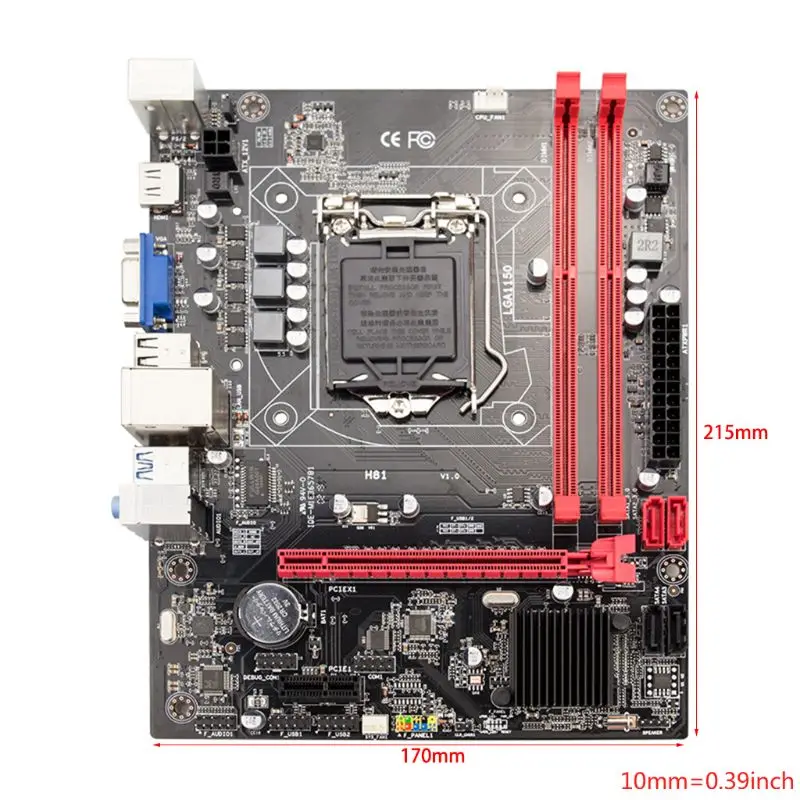 H81 LGA1150 настольные компьютеры компьютер DDR3 двухканальная поддержка I3 I5 I7