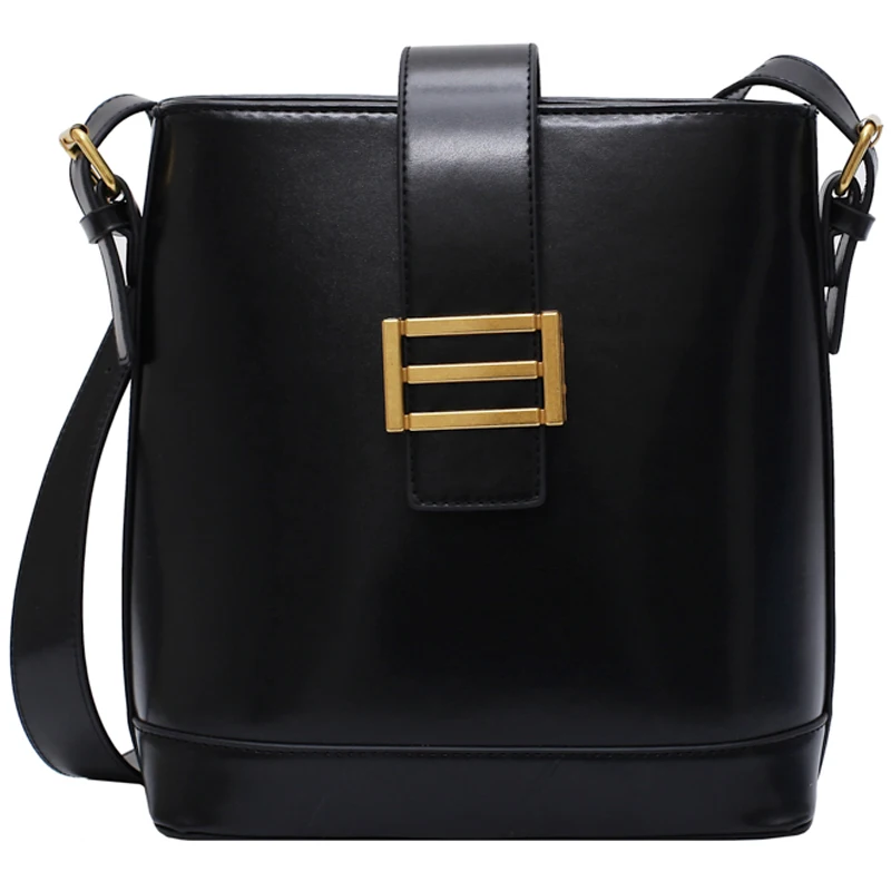 

iVog New Arrival Everyday Ladies Crossbody Messenger Handbag PU Fashion baguette Bucket Bags for Women 2019